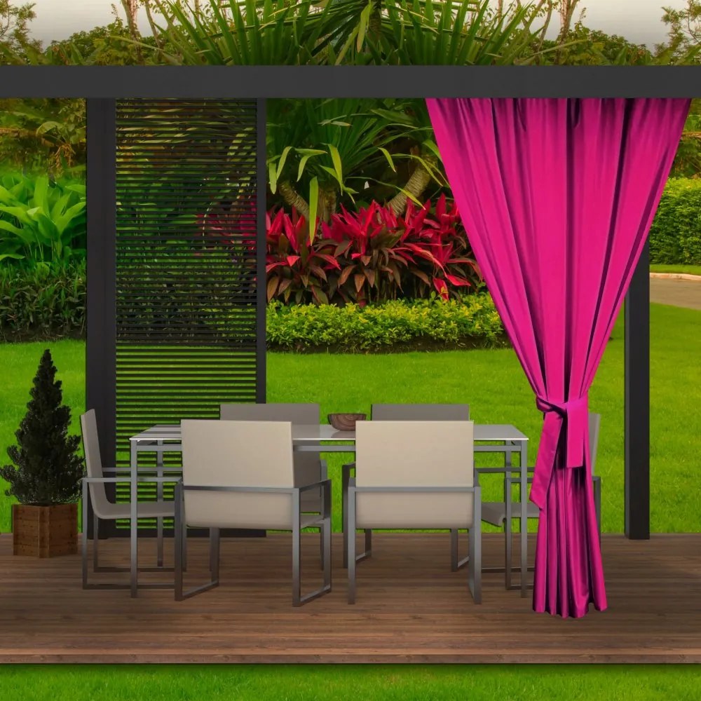 Lussuosa tenda da giardino rosa rifinita per il gazebo 155x240 cm