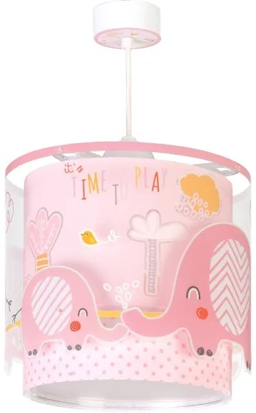 Dalber 61332S - Lampadario per bambini LITTLE ELEPHANT 1xE27/60W/230V