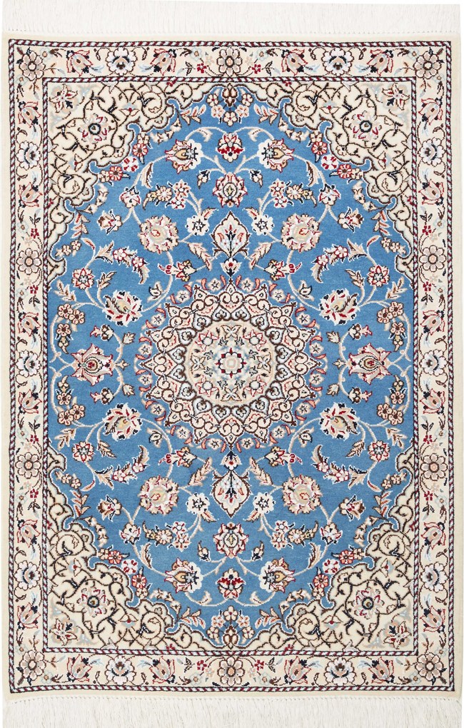 Nain Tappeto 80x120 (Iran) Annodato A Mano