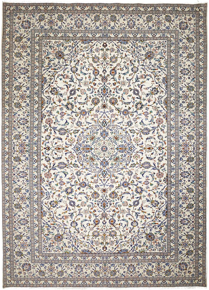 Kashan Tappeto persiano 300x410 Beige (Iran) Annodato A Mano