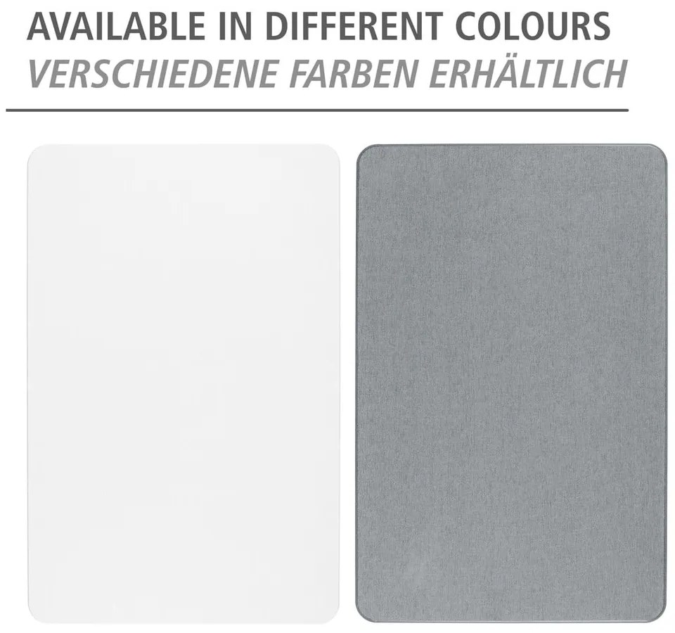 Tappetino da bagno grigio in terra di diatomee 39x60 cm Simi - Wenko