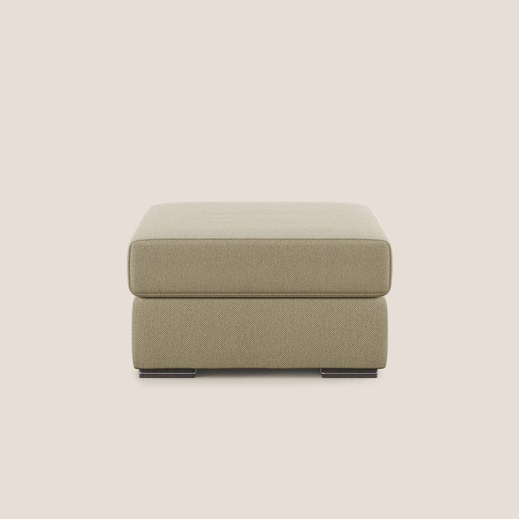 Sun pouf apribile contenitore in tessuto smacchiabile ad acqua T05 cammello