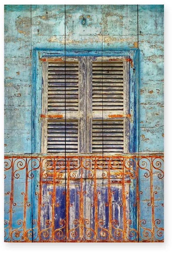 Insegna in legno 40x60 cm Balcony - Really Nice Things