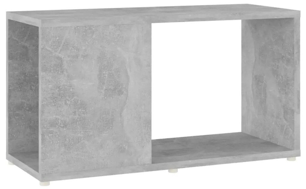 Mobile tv grigio cemento 60x24x32 cm in truciolato