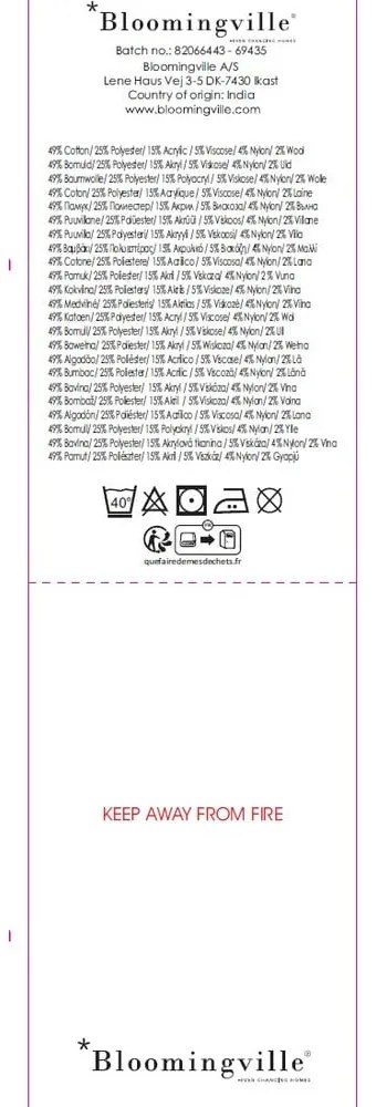 Coperta 130x160 cm Elmy - Bloomingville