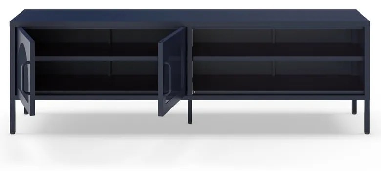 Mobile TV blu scuro 160x50 cm Diora - Marckeric