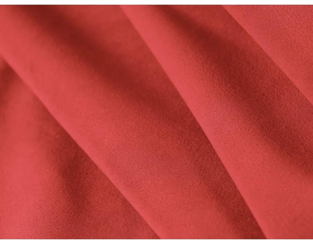 Divano in velluto rosso 156 cm Kendal - Micadoni Home