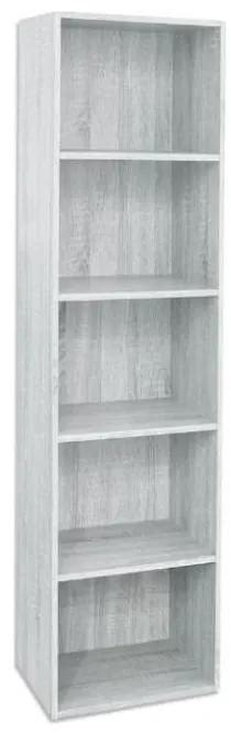 Libreria in legno 5 ripiani scaffale Bianco L 40 x H 29 x H 172 cm