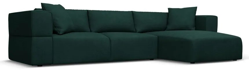 Divano angolare verde, angolo destro Esther - Milo Casa