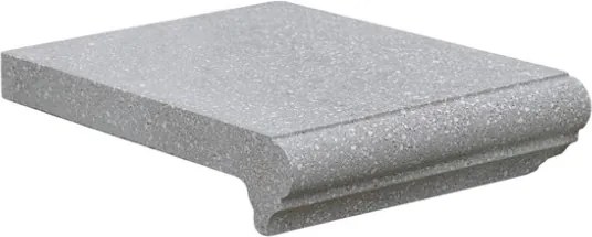 Gradino In Cemento 36x25 Cm Idrofugato Levigato Grigio Perlaceo Imer