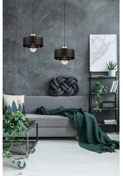 Lampadario a sospensione con filo VEST 2xE27/60W/230V