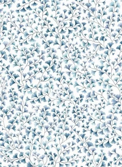 Cole & Son Carta da parati Maidenhair - China Blue