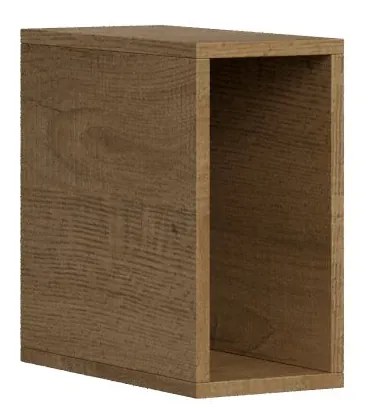 Pensile a giorno e Base Ribalta a terra L.60 H.40 P.39,2 con piedini, Quercia Natura / L.60 H.20 P.39,2 / L.20 H.60 P.39,2