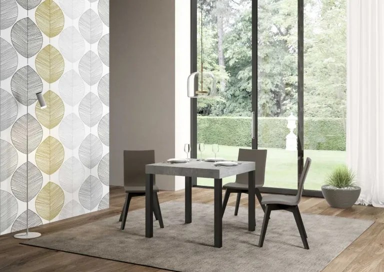 Tavolo Allungabile Everyday P.90 - Versatile e Elegante, 90x180/284 cm Everyday / Cemento