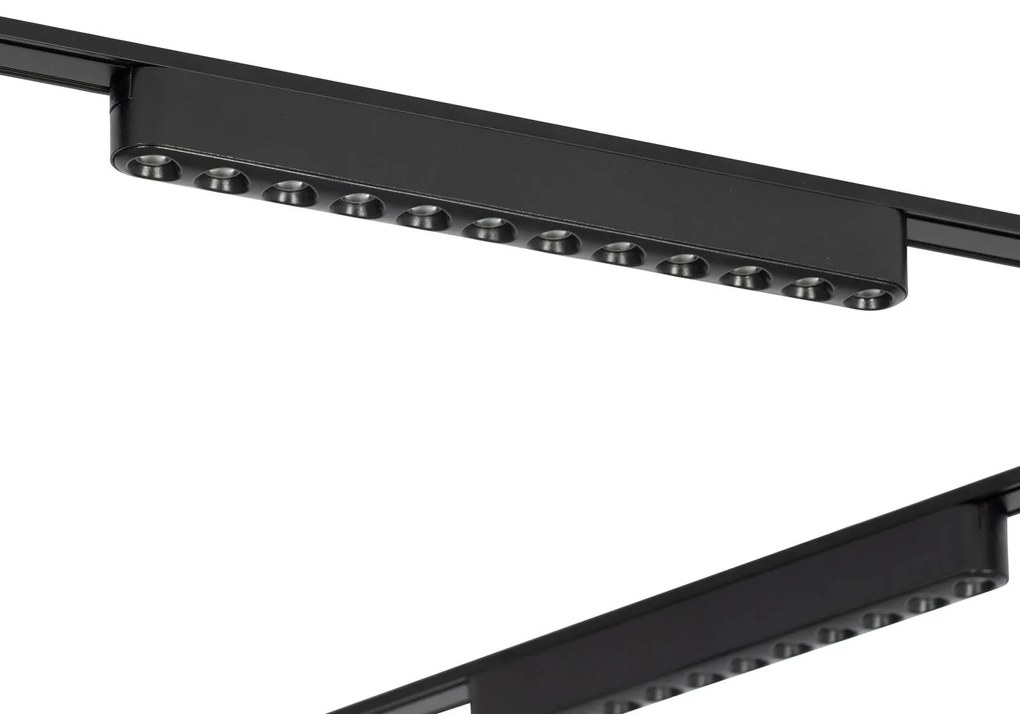 Lindby Sistema di binari Lumaro 48V, 10 strisce LED, nero, CCT