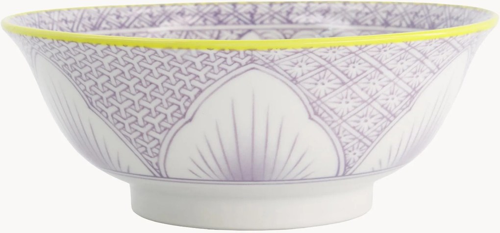 Set di 3 ciotole in porcellana Ramen Lily Flower