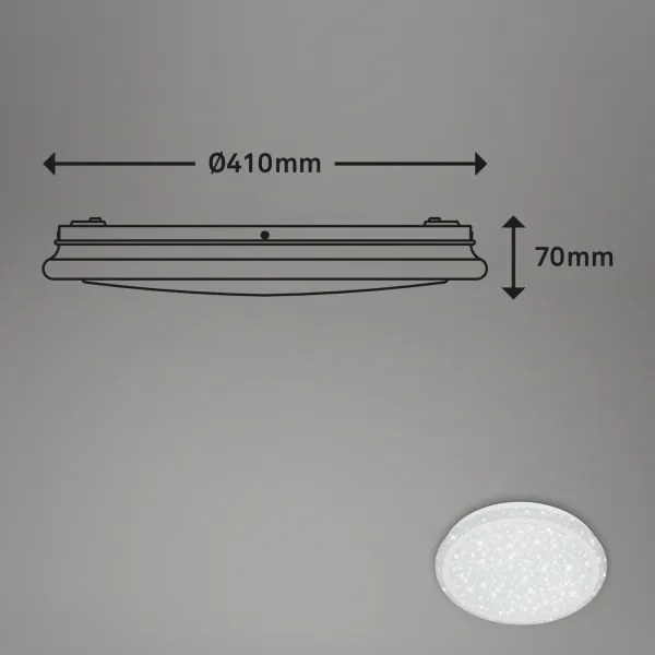 Brilo - Plafoniera dimmerabile RGBW STARRY SKY LED/24W/230V + +TC
