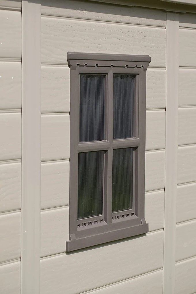 Casetta da Giardino Porta Attrezzi 256,5x182x243 cmin Resina Keter Factor 8x6 Beige...