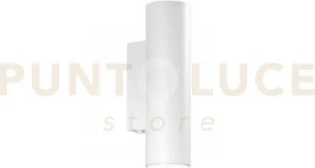Applique a parete duduk tonda bianca 2 luci attacco gu10 mini 7x5x1...