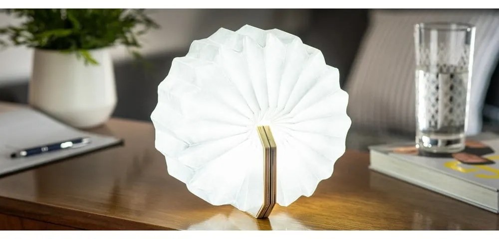 Decorazione luminosa marrone con ricarica USB Accordion – Gingko