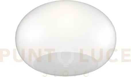 Casper plafoniera 55 cm 3 luci attacco e27 montatura bianca vetro b...