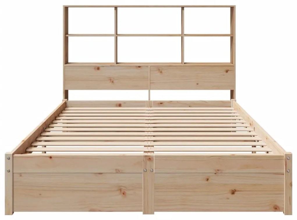 Letto libreria senza materasso 150x200 cm in legno di pino