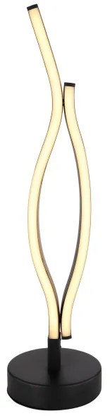 Globo 67206TW - Lampada da tavolo LED GERONIMO LED/12W/230V nero/marrone