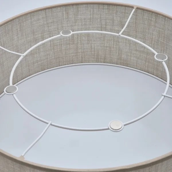 Plafoniera SIRJA 1xE27/60W/230V diametro 35 cm beige