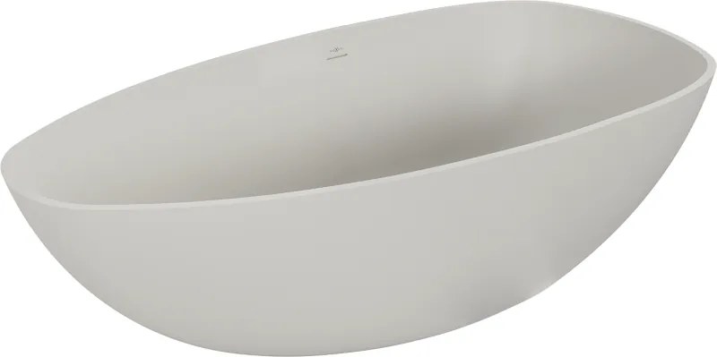 Mexen Imola vasca da bagno indipendente in conglomerato 150 x 77 cm, cemento opaco - 57281507661