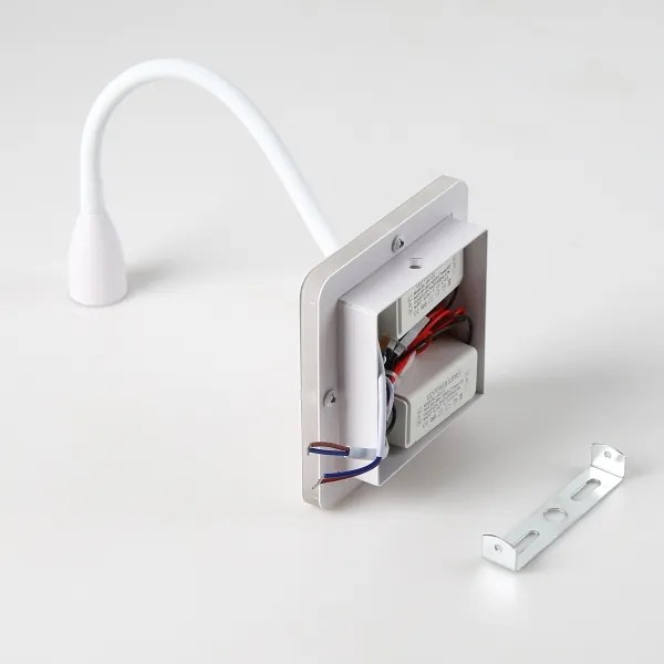 BRILAGI - lampada da parete flessibile LED MAYA DOUBLE LED/4W/230V + LED/3W bianca