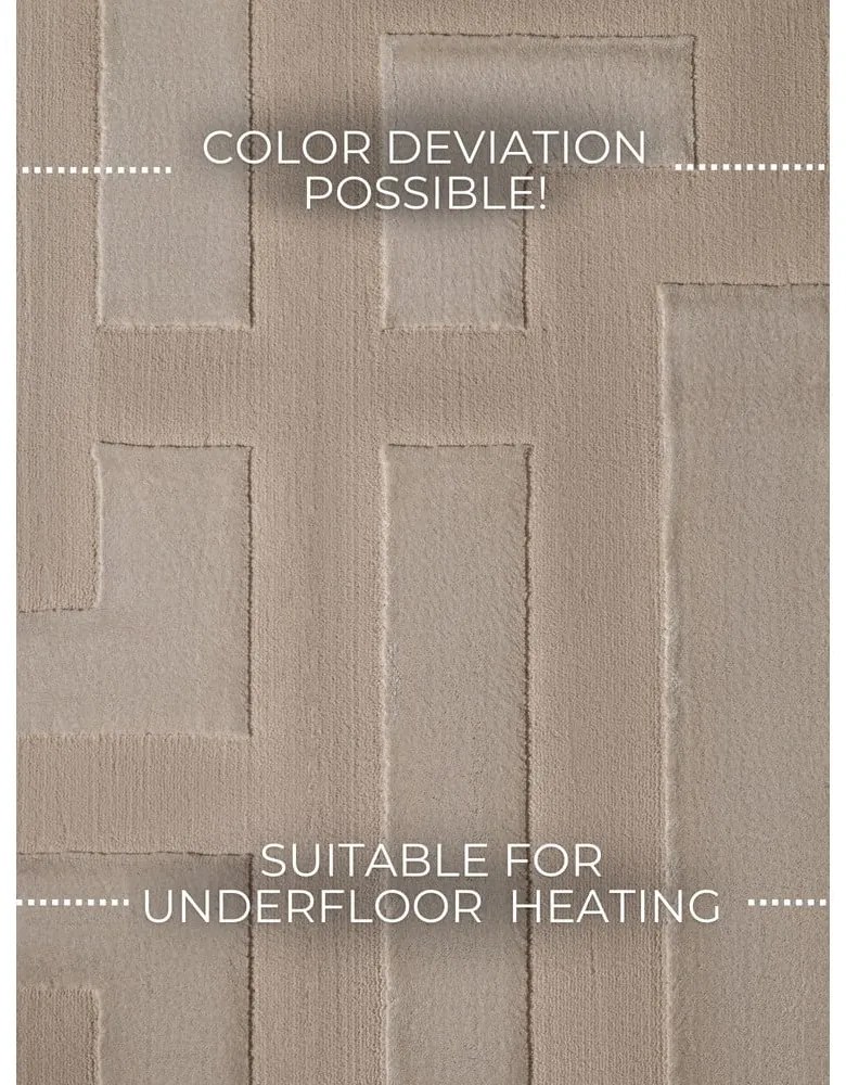 Tappeto beige 120x170 cm Perles Onyx – Elle Decoration