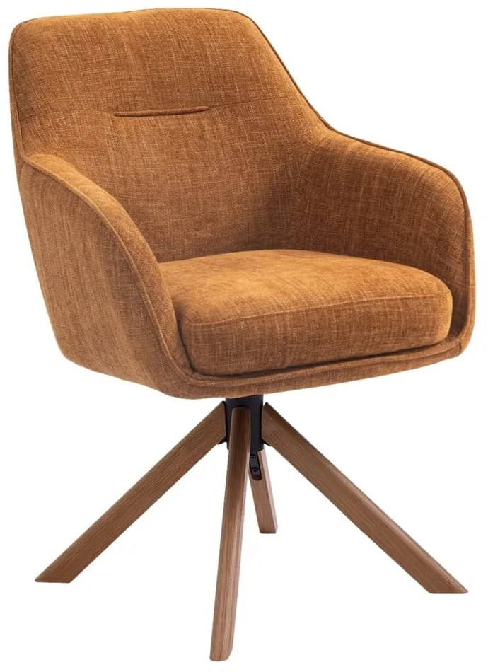 Set di sedie da pranzo arancione in imbottito 2 pz Avola – Unique Furniture