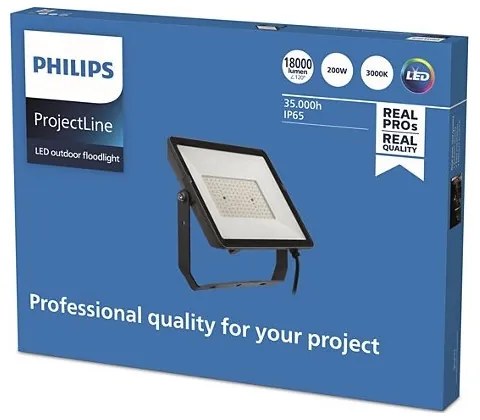 Philips - Proiettore LED da esterno PROJECTLINE LED/200W/230V IP65 3000K