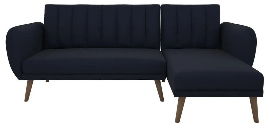 Divano letto angolare blu scuro Brittany - Novogratz