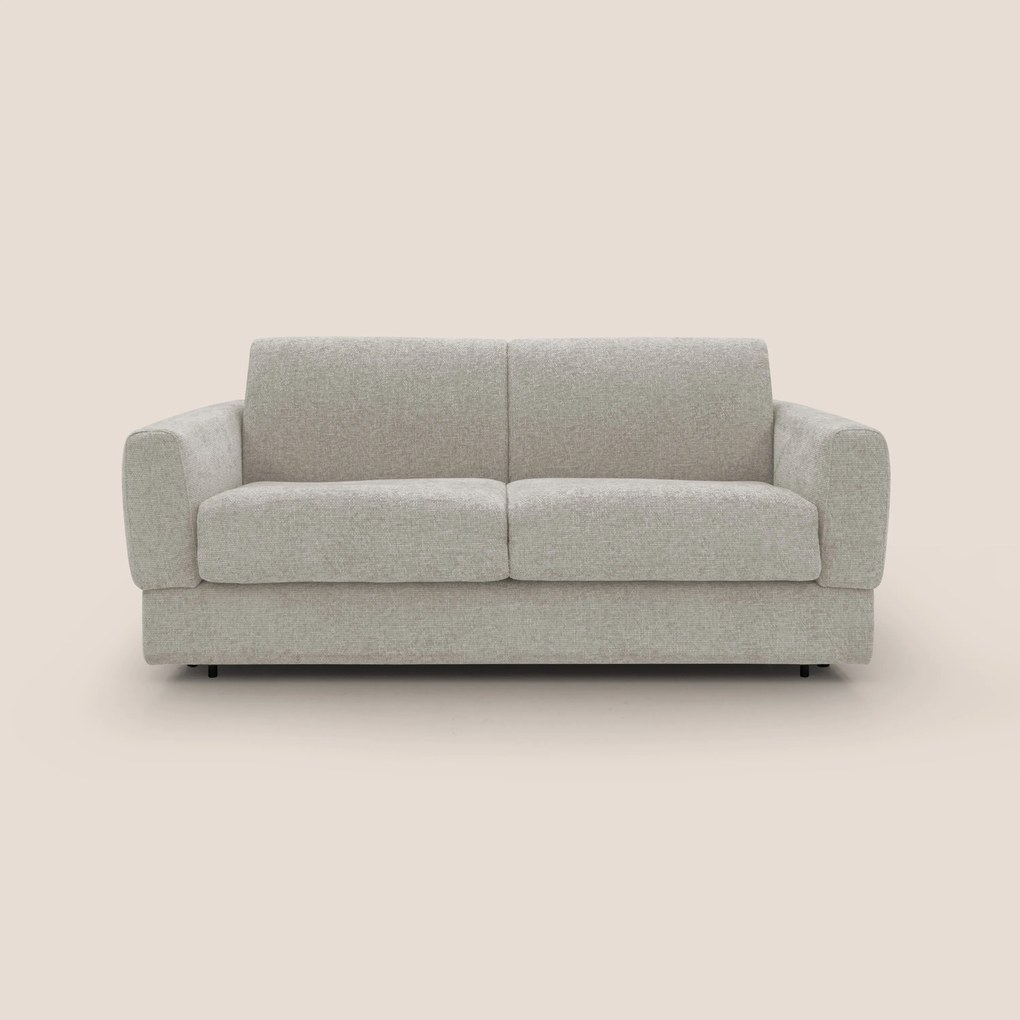 Happy Divano letto matrimoniale con materasso h18 cm in tessuto impermeabile T10