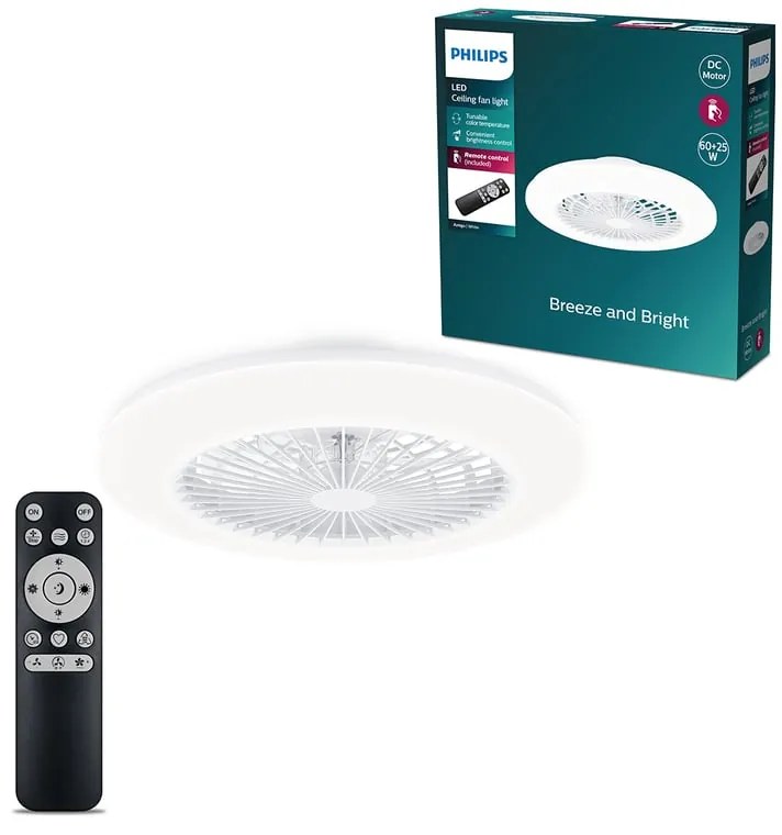 Ventilatore da soffitto Amigo Led Cielo stellato DC 6500LM bianco , D. 57.7 cm PHILIPS