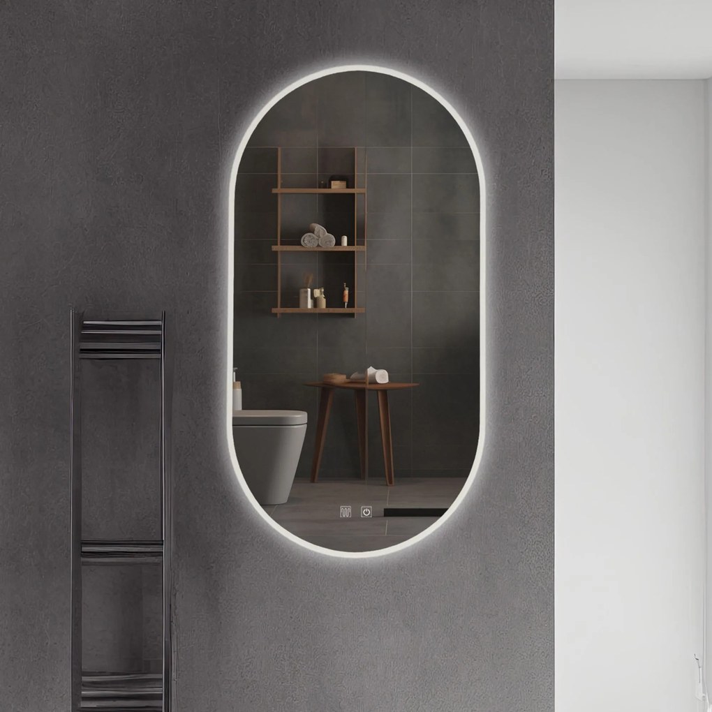 Specchio LED EGj 50x90 cm