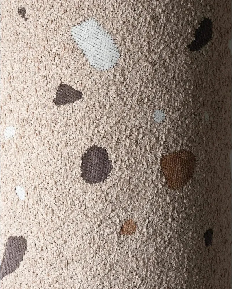 Pouf a sacco per bambini marrone chiaro con rivestimento in bouclé e ciniglia Terrazzo Chair – Wigiwama