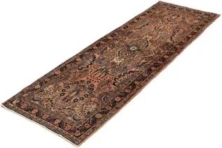 Antik Stilizzato Terracotta Blu Scuro Corsia 70x200 Cm