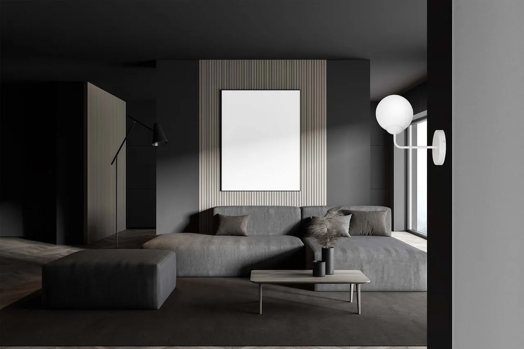 Applique da Parete in Acciaio e Vetro PREGOS K1 Nero/Bianco E14