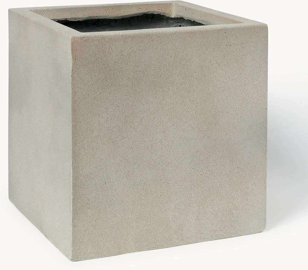 Portavaso da esterno in cemento Tuscany, alt. 30 cm