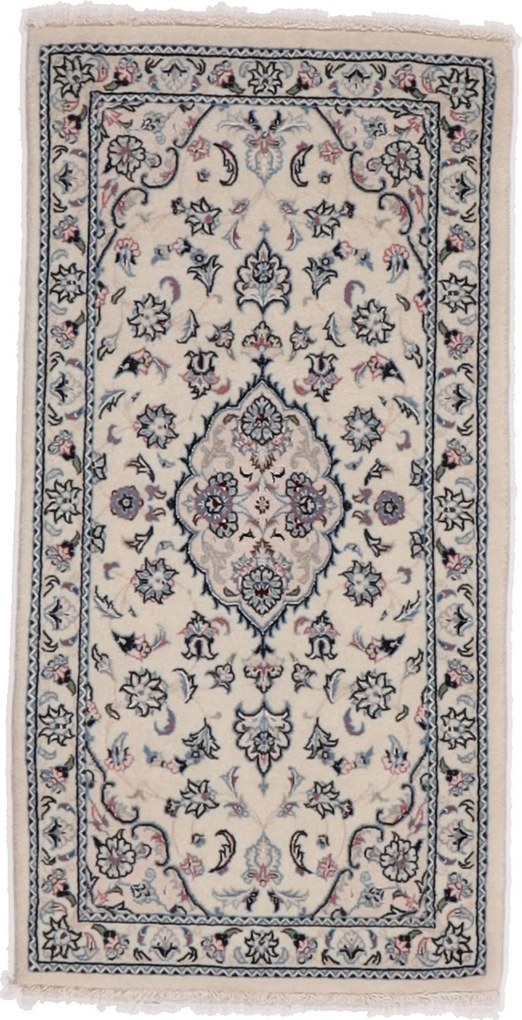 Nain Tappeto 70 x 140 (Iran) Annodato A Mano
