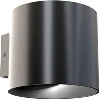 Lampada da parete Ceiling & Wall in Alluminio Rond Nero