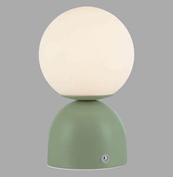 Schöner Wohnen 19218-43 - Lampada da tavolo LED dimmerabile RUDI LED/1,2W/5V verde