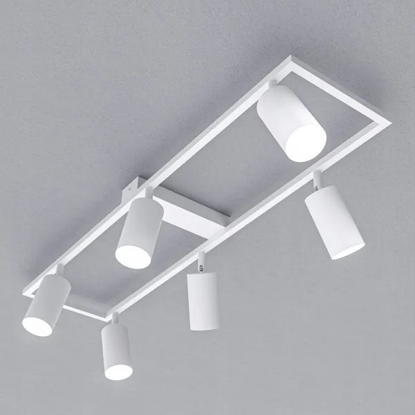 Plafoniera con 6xGU10/30W/230V bianca