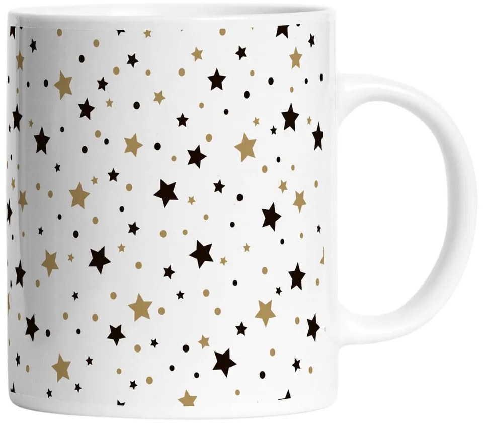 Tazza in ceramica bianca con motivo natalizio 330 ml - Butter Kings