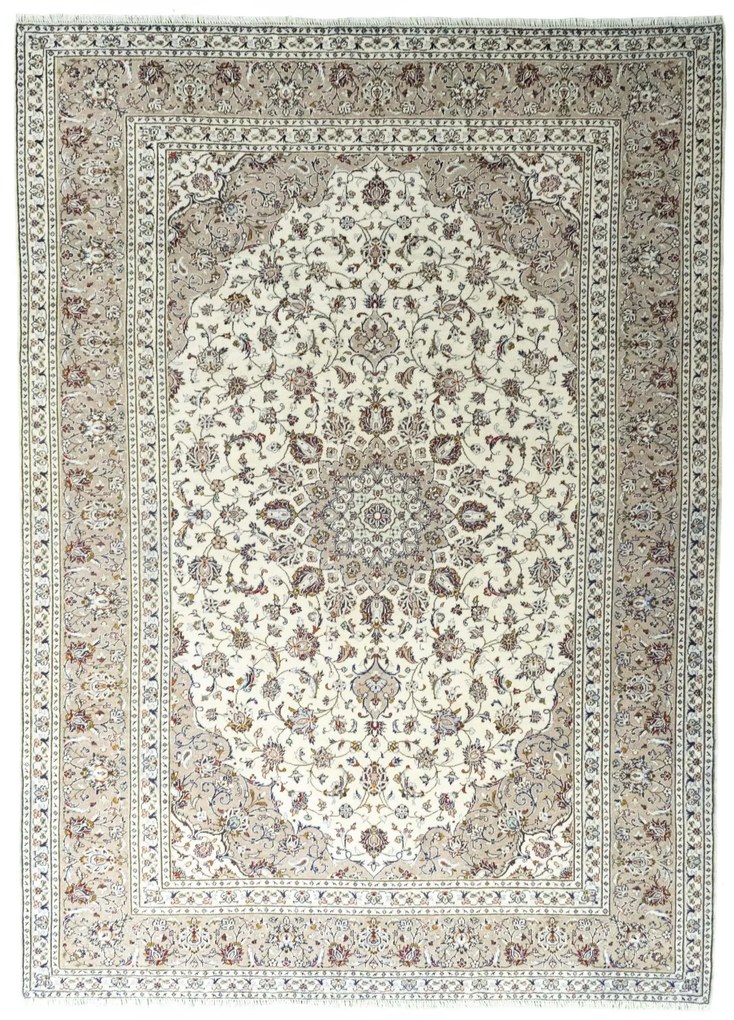 Kashan Tappeto persiano 250x340 Beige (Iran) Annodato A Mano