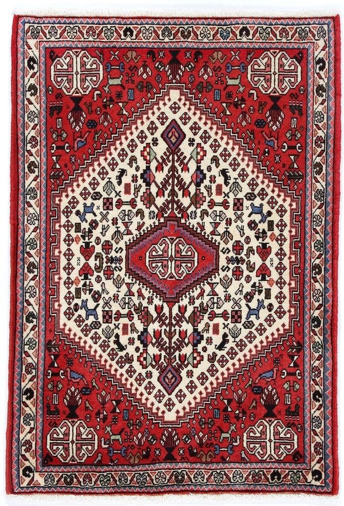 Abadeh Tappeto 70 x 100 (Iran) Annodato A Mano