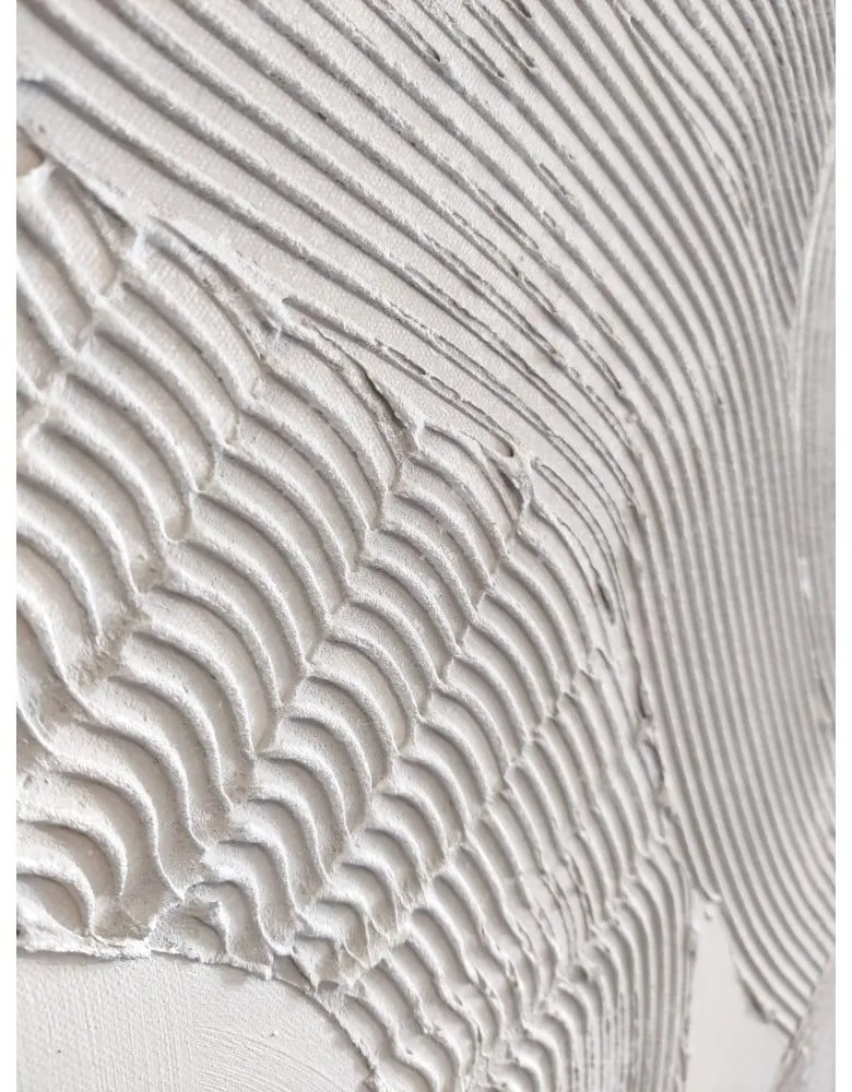 Quadro dipinto a mano 90x120 cm White Sculpture - Malerifabrikken