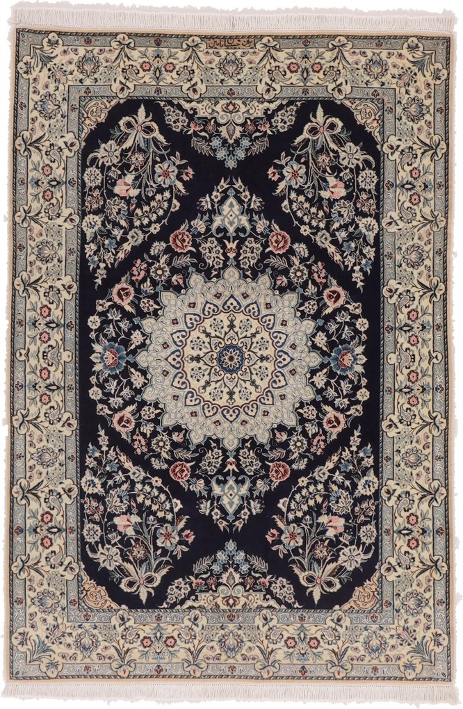 Nain Tappeto persiano 140 x 100 (Iran) Annodato A Mano